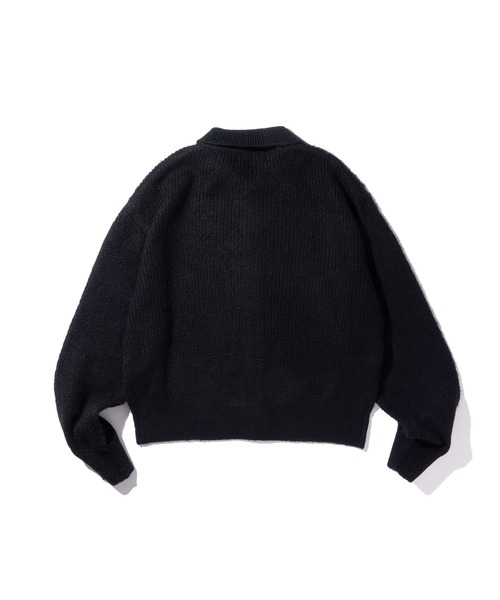 GOAT ESSENCE セーター ニット MOHAIR KNIT POLO SHIRT メンズ