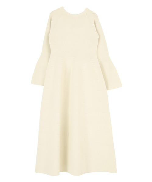 「titivate」 ニットワンピース M ライトベージュ レディース_画像2