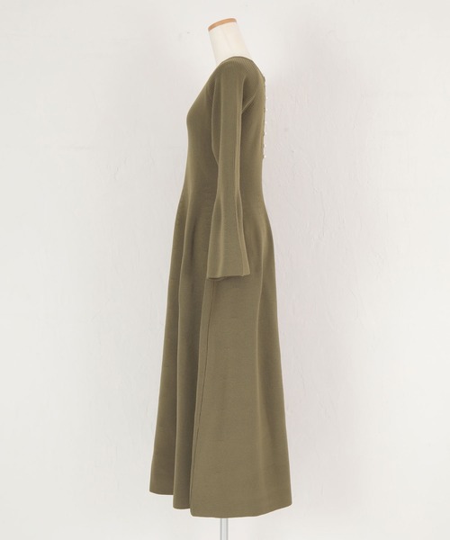 「titivate」 ニットワンピース M ライトベージュ レディース_画像6