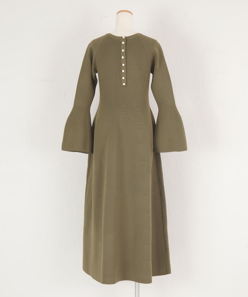 「titivate」 ニットワンピース M ライトベージュ レディース_画像7