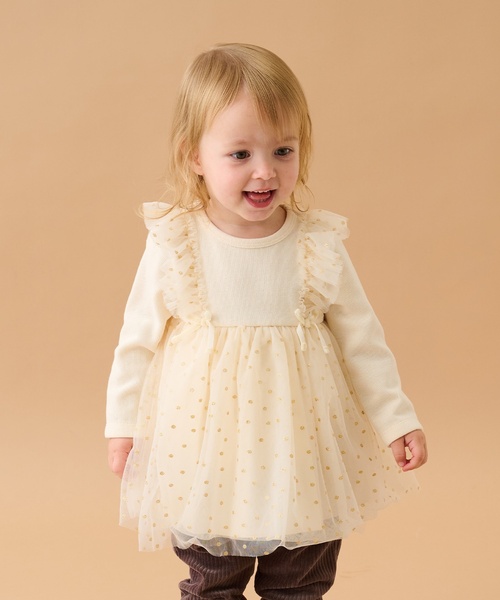 sense of wonder チュニック キラキラドットチュニック キッズ 子供服 