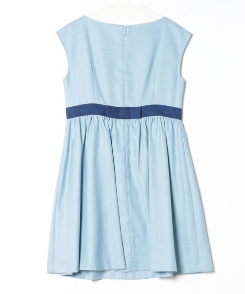 「Bon mercerie」 ノースリーブワンピース 38 ブルー レディース_画像2