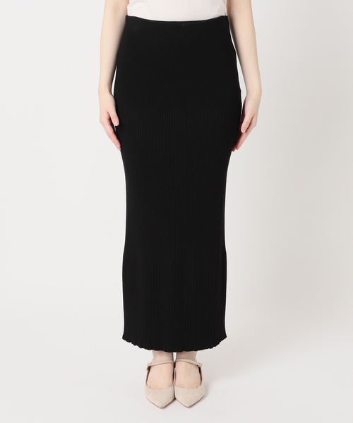 NOBLE（ノーブル） スカート 「追加2」リブニットタイトスカート