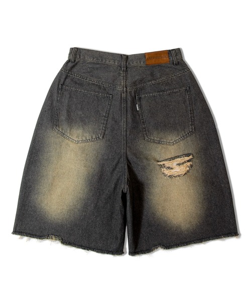 「JACKROSE」 デニムハーフパンツ L サックスブルー メンズ_画像4