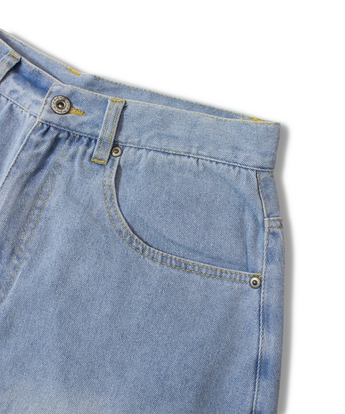 「JACKROSE」 デニムハーフパンツ L サックスブルー メンズ_画像5