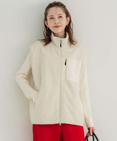 coca（コカ） ベスト ジレ 両面フリースベスト メンズ レディース