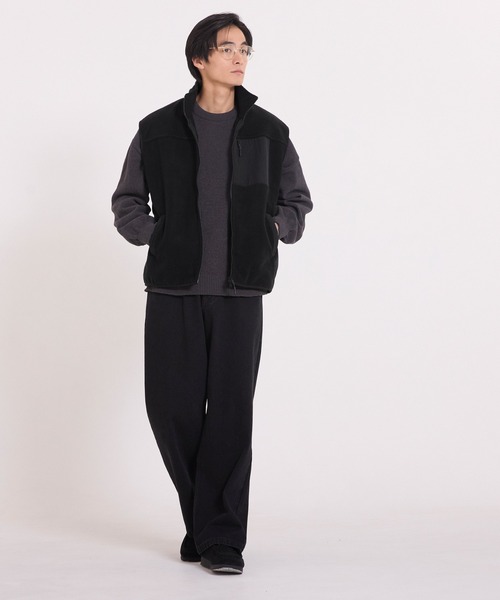 coca（コカ） ベスト ジレ 両面フリースベスト メンズ レディース