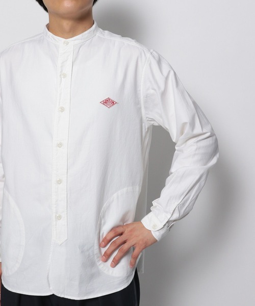 Danton（ダントン） 長袖シャツ LARGE ホワイト メンズ : ZOZOTOWN
