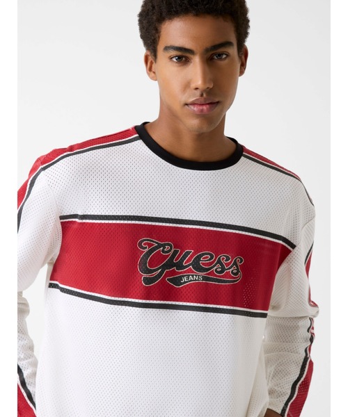 tシャツ GUESS JEANS Boxy Fit Long Sleeves Mesh Tee 長袖Tシャツ メンズ | ブランド登録なし | 03