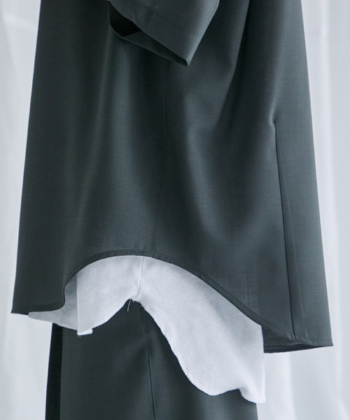 「PUBLIC TOKYO」 半袖シャツ 1 ブラウン メンズ_画像2