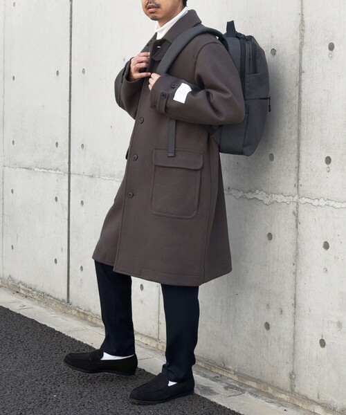 SHIPS any 「SHIPS any」 ステンカラーコート MEDIUM ネイビー メンズ