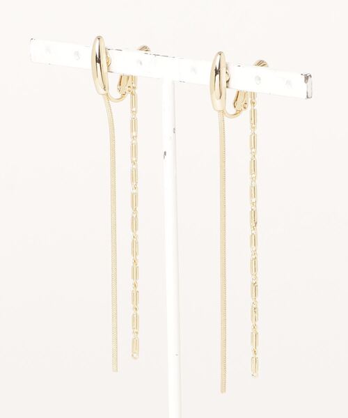 「GOLDY」 イヤリング（両耳用） FREE シルバー レディース_画像3