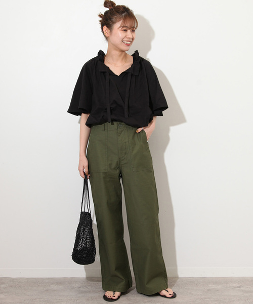 「JOURNAL STANDARD relume」 半袖カットソー FREE ブラック レディース_画像2