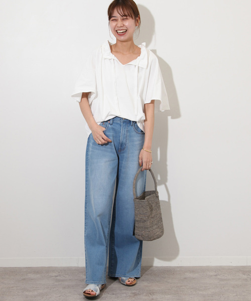 「JOURNAL STANDARD relume」 半袖カットソー FREE ブラック レディース_画像8