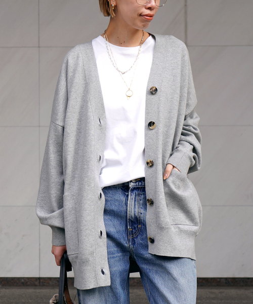EVERYDAY I LIKE. カーディガン コットンカシミヤリラックス