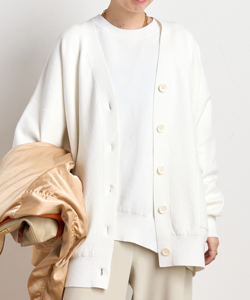 EVERYDAY I LIKE. カーディガン コットンカシミヤリラックス