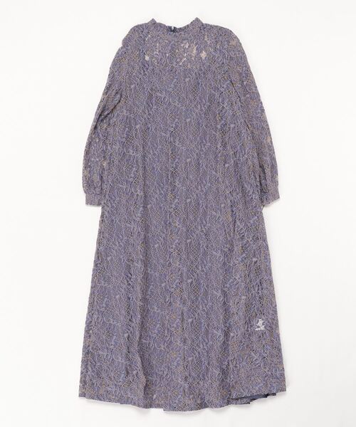 「kaene」 7分袖ワンピース FREE ネイビー レディース_画像2