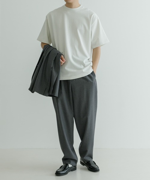 「ATON」 半袖Tシャツ 4 グリーン系その他 メンズ_画像5
