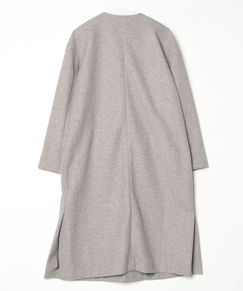 「OPAQUE.CLIP」 ノーカラーコート 40 グレー レディース_画像2