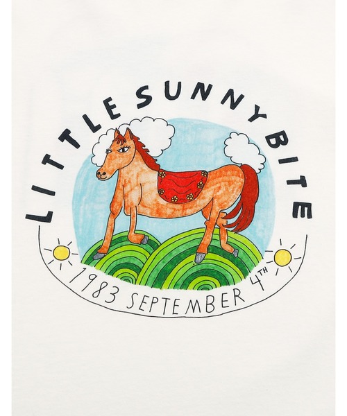 「Little sunny bite」 長袖カットソー SMALL ホワイト レディース_画像5
