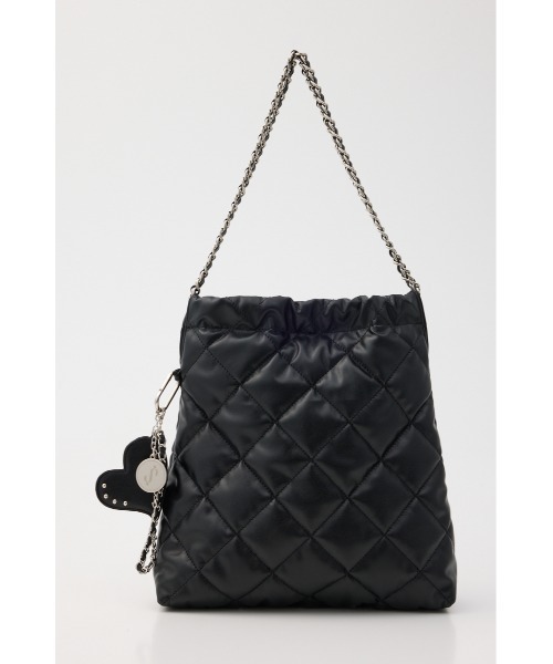 SLY（スライ） ショルダーバッグ バッグ QUILTING F/LEATHER CHAIN BAG