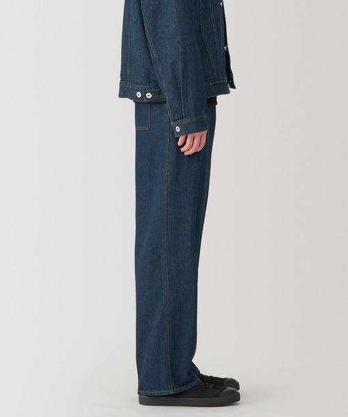 「無印良品」 デニムパンツ X-LARGE ブルー メンズ_画像3
