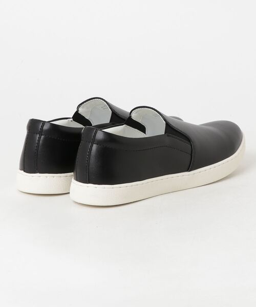 「green label relaxing」 スリッポン 27.5cm ブラック メンズ_画像2