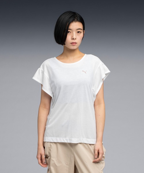 PUMA（プーマ） tシャツ 半袖 ウィメンズ ヨガ 半袖 Tシャツ