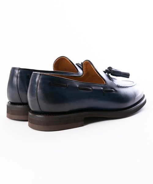 「Berwick1707」 ローファー 6.5 グリーン メンズの画像