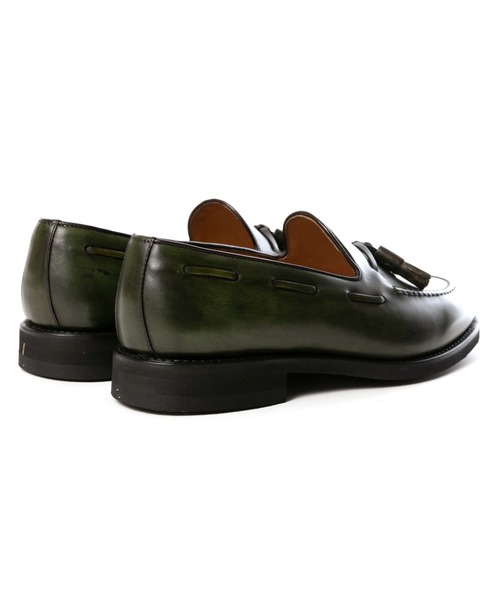 「Berwick1707」 ローファー 6.5 グリーン メンズの画像
