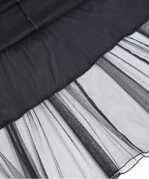 「AMELY」 ドッキングワンピース L ブラック レディース_画像3
