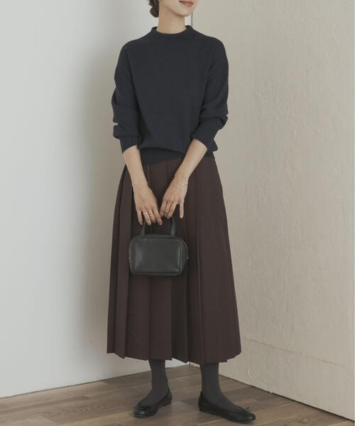 「URBAN RESEARCH DOORS」 プリーツスカート MEDIUM チャコールグレー レディース_画像5