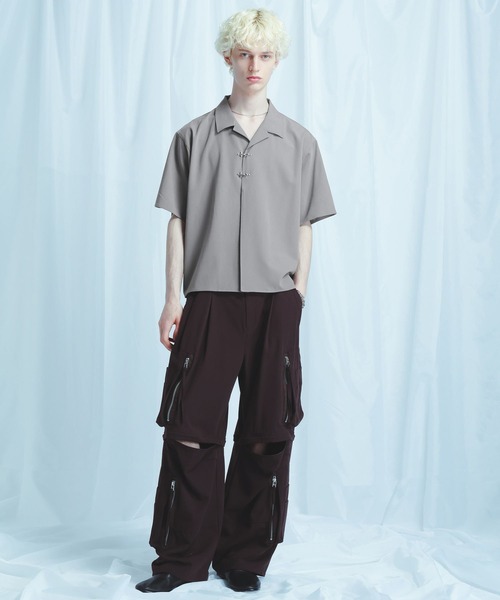 HARE（ハレ） シャツ 「接触冷感」ファイヤーマンバックルカイキン