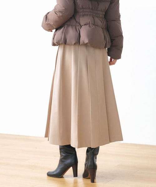 「RUIRUE BOUTIQUE」 プリーツスカート L チャコールグレー レディース_画像9