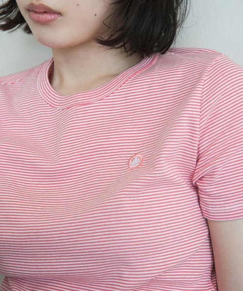 「PETIT BATEAU」 半袖Tシャツ MEDIUM ブルー系その他 レディース_画像5
