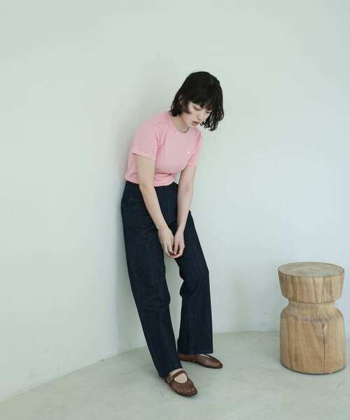 「PETIT BATEAU」 半袖Tシャツ MEDIUM ブルー系その他 レディース_画像8