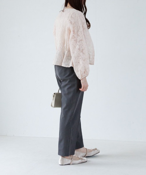 flower ブラウス シャツ ブロッサムシアートップ レディース