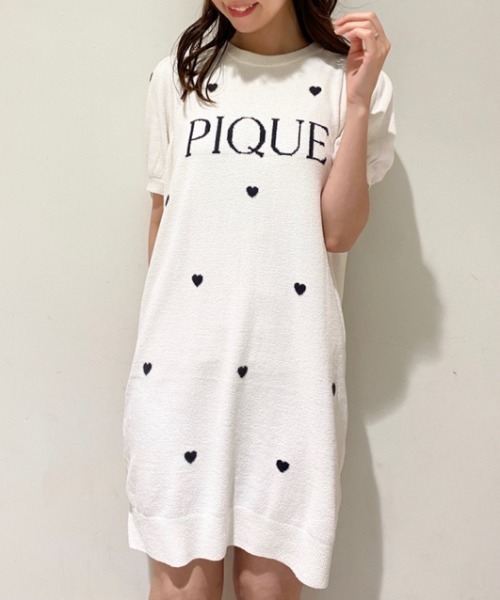 gelato pique（ジェラートピケ） ニットワンピース FREE パープル