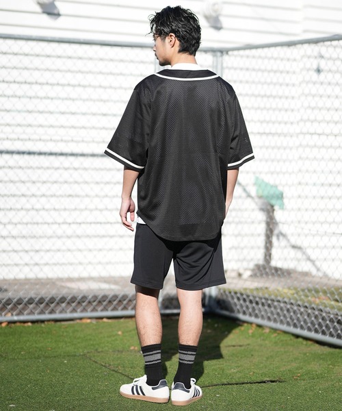 NEW ERA（ニューエラ） シャツ 半袖 半袖 ベースボールシャツ メンズ