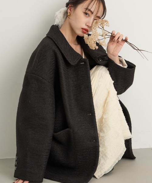 hinari（ヒナリ） ジャケット SMALL ブラック レディース : ZOZOTOWN
