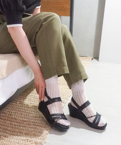 byあしながおじさん サンダル ウェッジソールサンダル 8510149