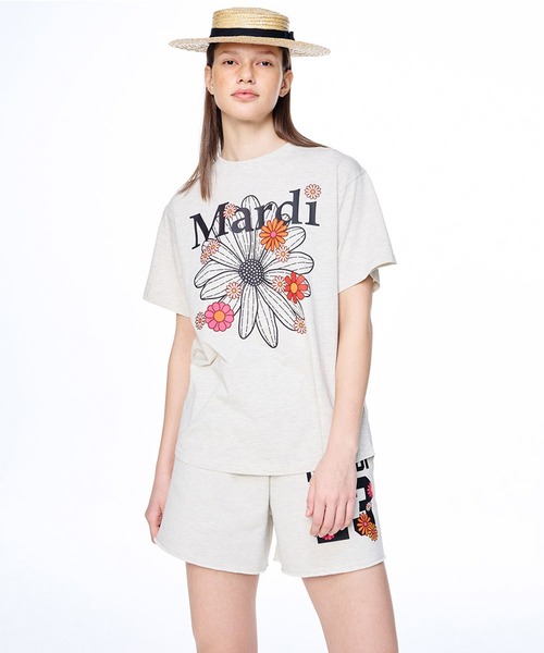 「Mardi Mercredi」 半袖Tシャツ FREE ベージュ系その他 レディース_画像2