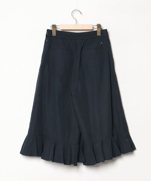 「MUVEIL」 クロップドパンツ 36 ネイビー レディース_画像2