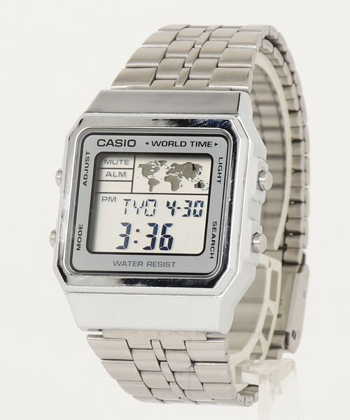 CASIO（カシオ） デジタル腕時計 FREE シルバー メンズ : ZOZOTOWN