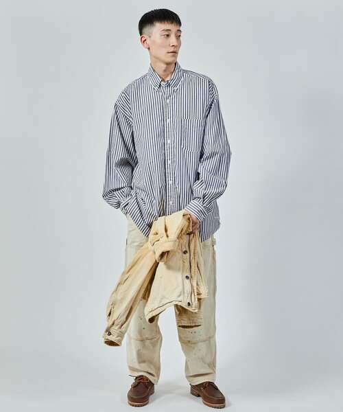 「NAUTICA」 長袖シャツ X-LARGE ブルー メンズ_画像8