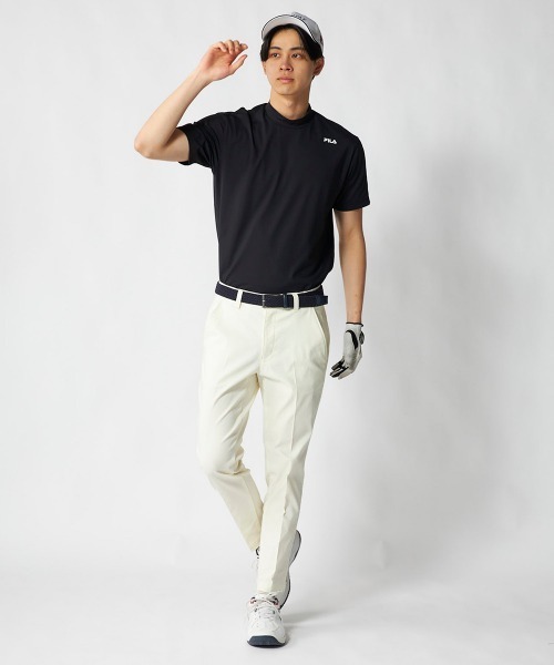 FILA GOLF tシャツ 「FILA GOLF:フィラゴルフ」半袖モックネックシャツ