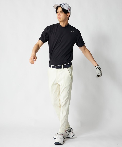 FILA GOLF tシャツ 速乾 「FILA GOLF:フィラゴルフ」半袖モックネック