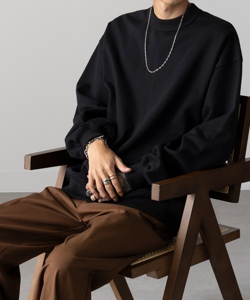 「MAISON CLUB」 長袖Tシャツ M グレー メンズ_画像7