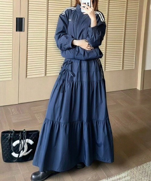 FAVORITO セットアップ ジップスジャケットロングスカートセットアップ
