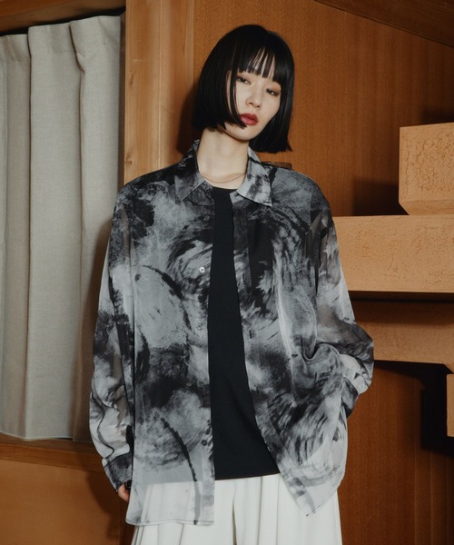 HARE（ハレ） シャツ SUMIガラシアーシャツ(HARE) メンズ レディース